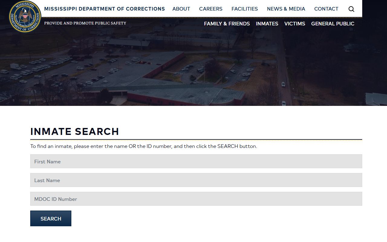 Neshoba County inmate records compared with the MDOC state inmate search